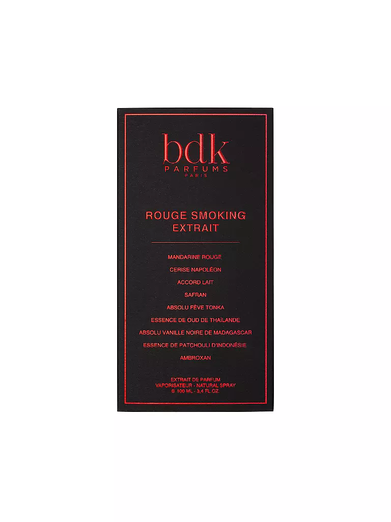BDK | Rouge Smoking Extrait de Parfum 100ml | Senza colore