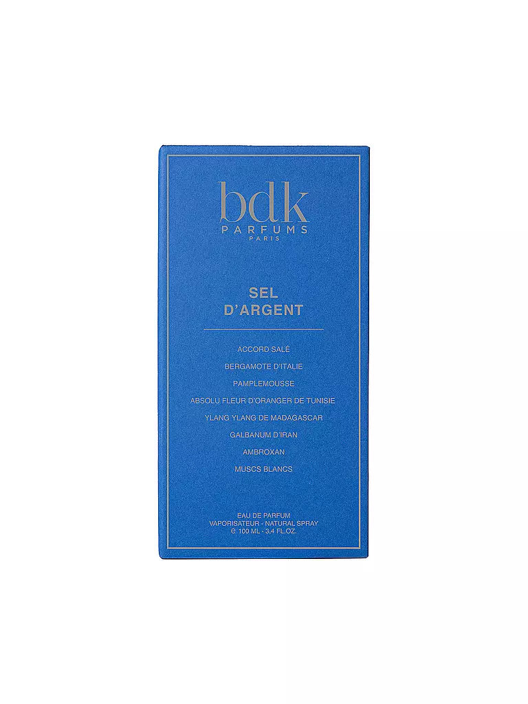 BDK | Sel D'Argent Eau de Parfum 100ml | Senza colore