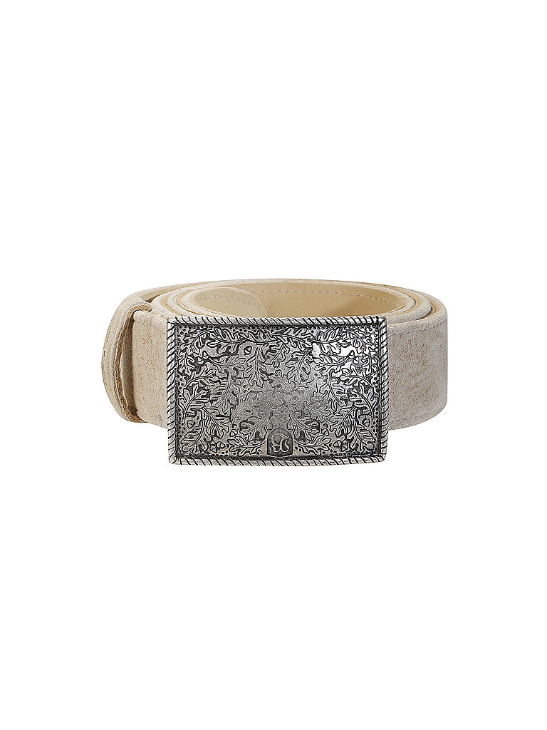 Beckert Cintura in pelle crema 80