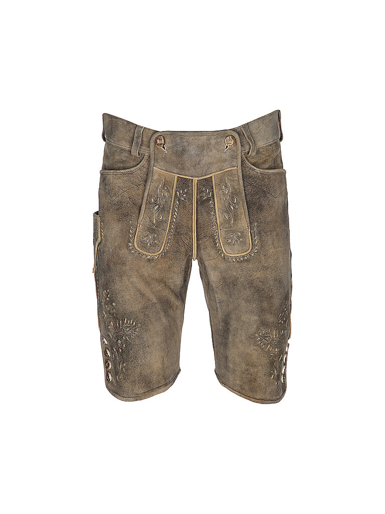 Pantaloni in pelle FLACHAU marrone 54