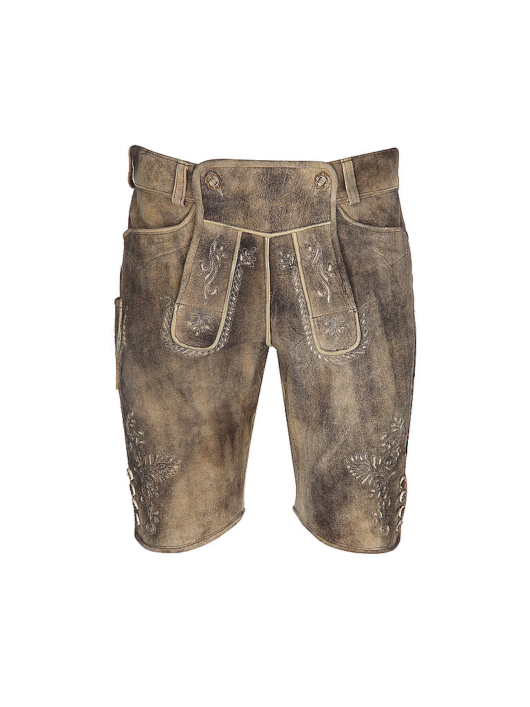 Pantaloni in pelle FLACHAU marrone chiaro 50