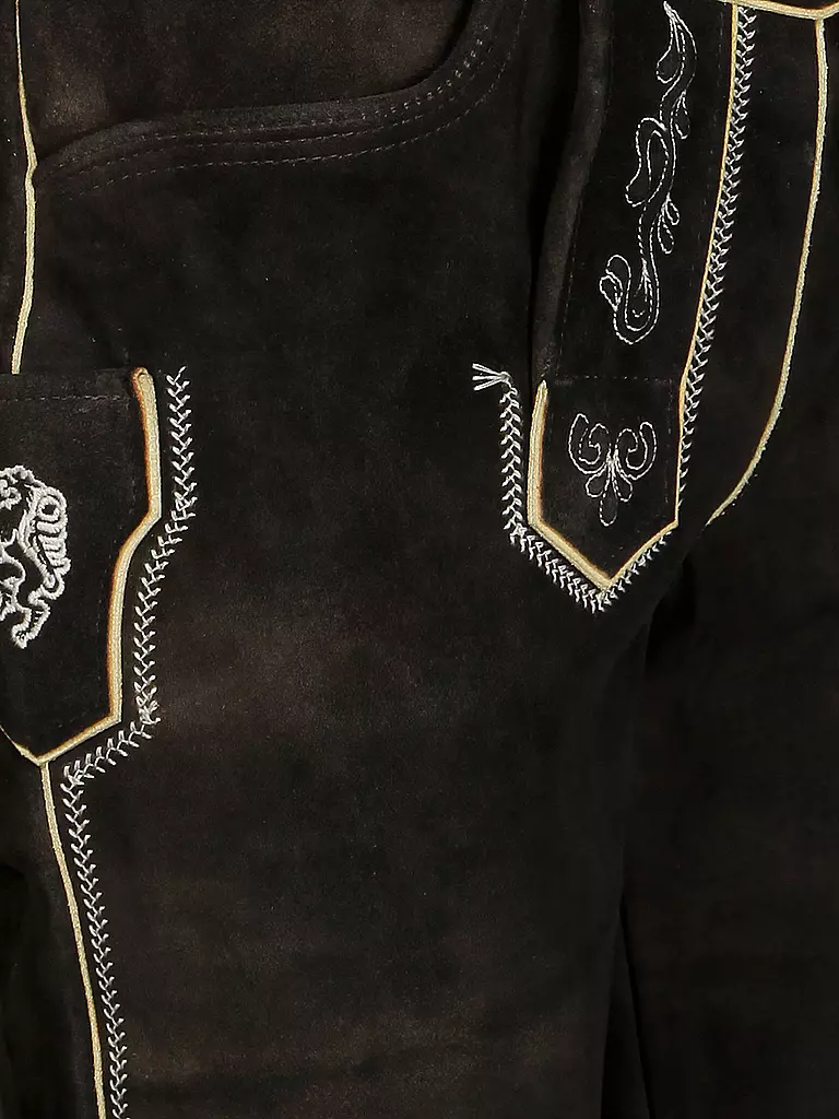 BECKERT | Lederhose "Graz" | Marrone