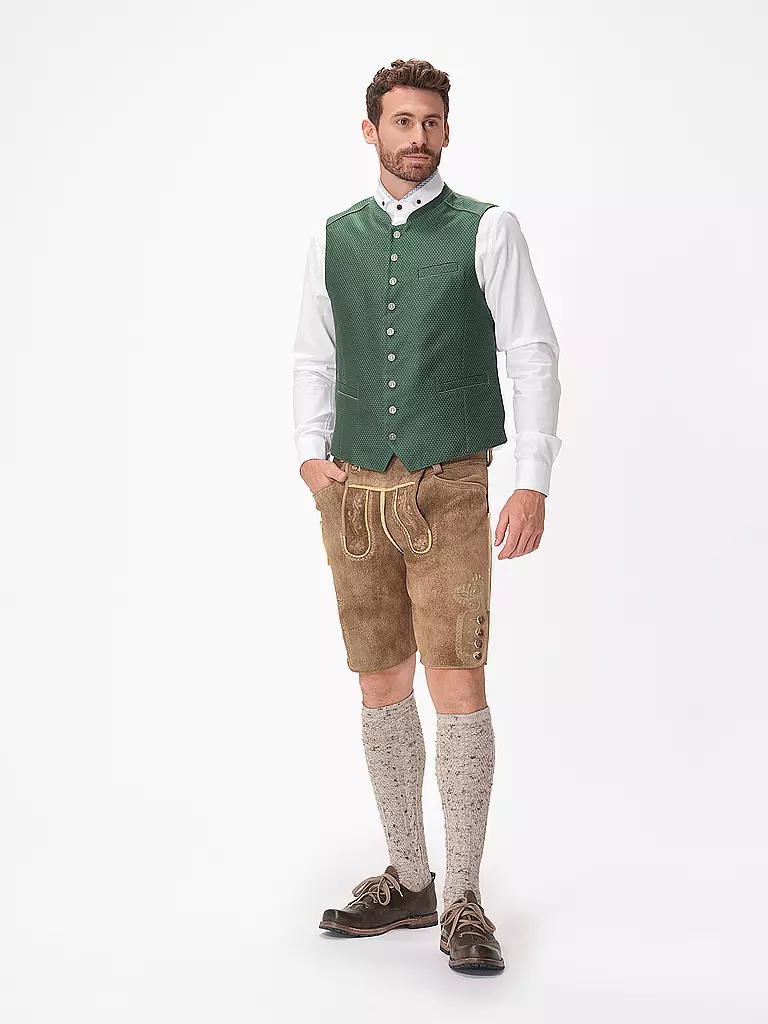 BECKERT | Lederhose APPENZELL | Marrone