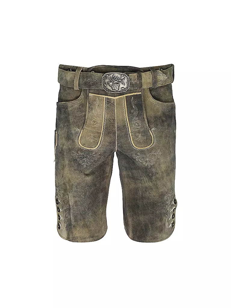 BECKERT | Lederhose Kaiserau | Marrone chiaro