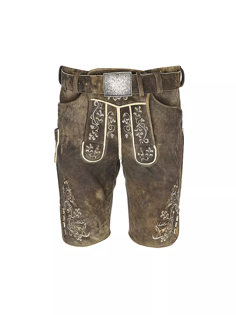 BECKERT | Pantaloni in pelle di cervo HOCHKÖNIG | Marrone