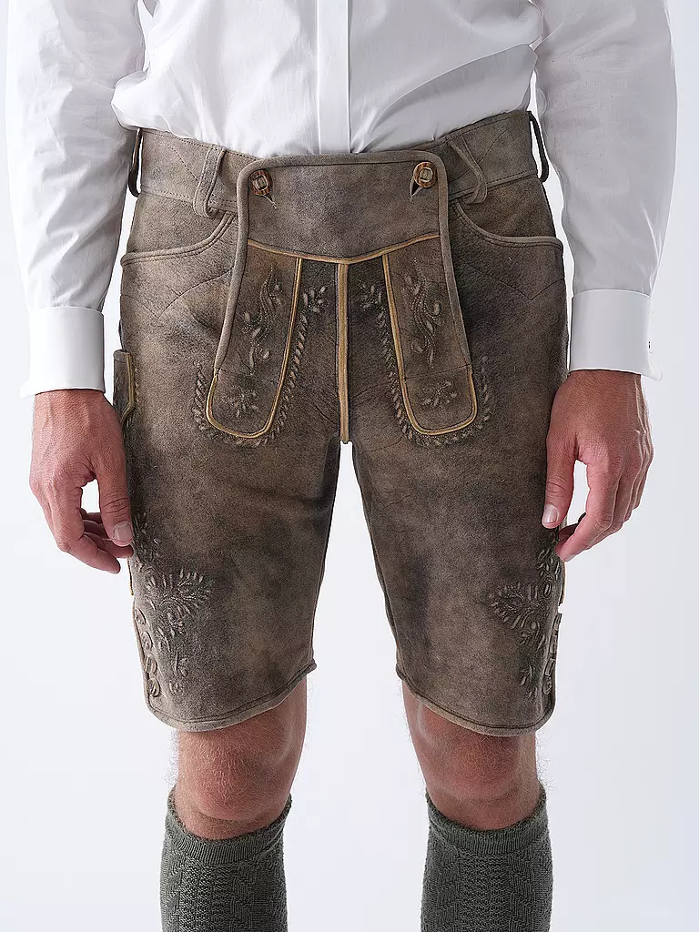 BECKERT | Pantaloni in pelle FLACHAU | Marrone