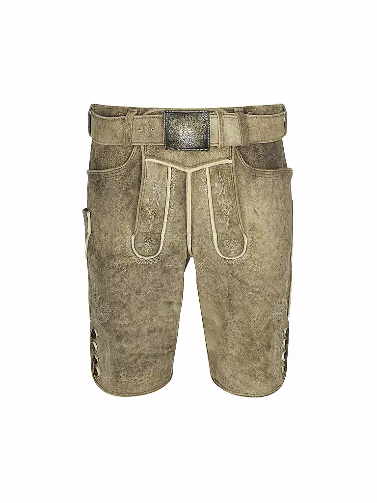 BECKERT | Pantaloni in pelle | Marrone chiaro