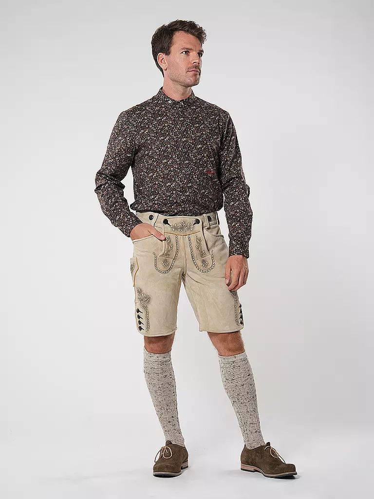 BECKERT | Pantaloni in pelle | Crema