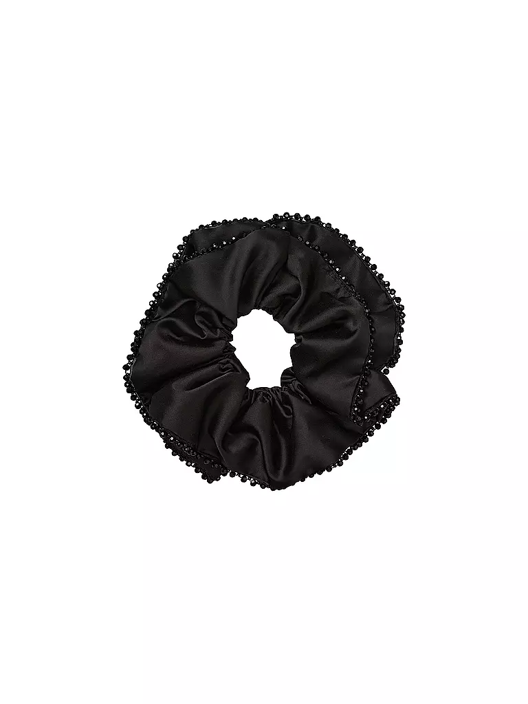 BECKSÖNDERGAARD | Elastico per capelli - Scrunchie LUSTER BEAD Nero | Nero