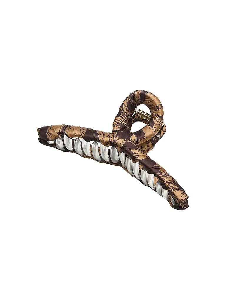 BECKSÖNDERGAARD | Fermaglio per capelli TIGARIA LUSTER HAIR CLAW Zucchero di canna | Marrone