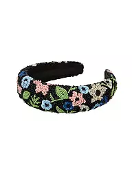 BECKSÖNDERGAARD | Haarreifen ANEMONA WIDE BEADED HAIRBRACE White | Nero