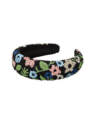 BECKSÖNDERGAARD | Haarreifen ANEMONA WIDE BEADED HAIRBRACE Black