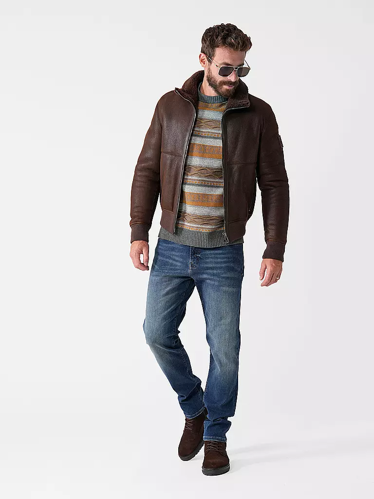 BELSTAFF | Giacca in pelle TRACE | Marrone