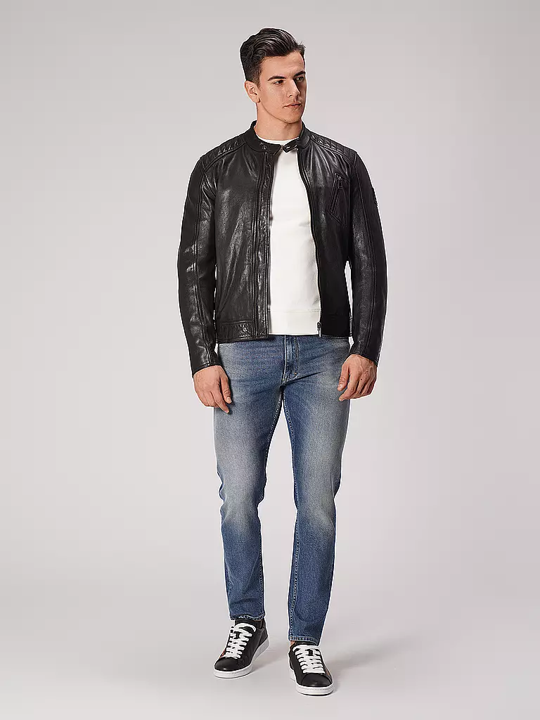 BELSTAFF | Giacca in pelle V RACER 2.0 | Nero