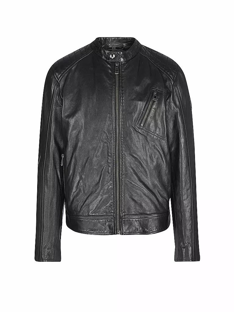 BELSTAFF | Giacca in pelle V-Racer | Nero