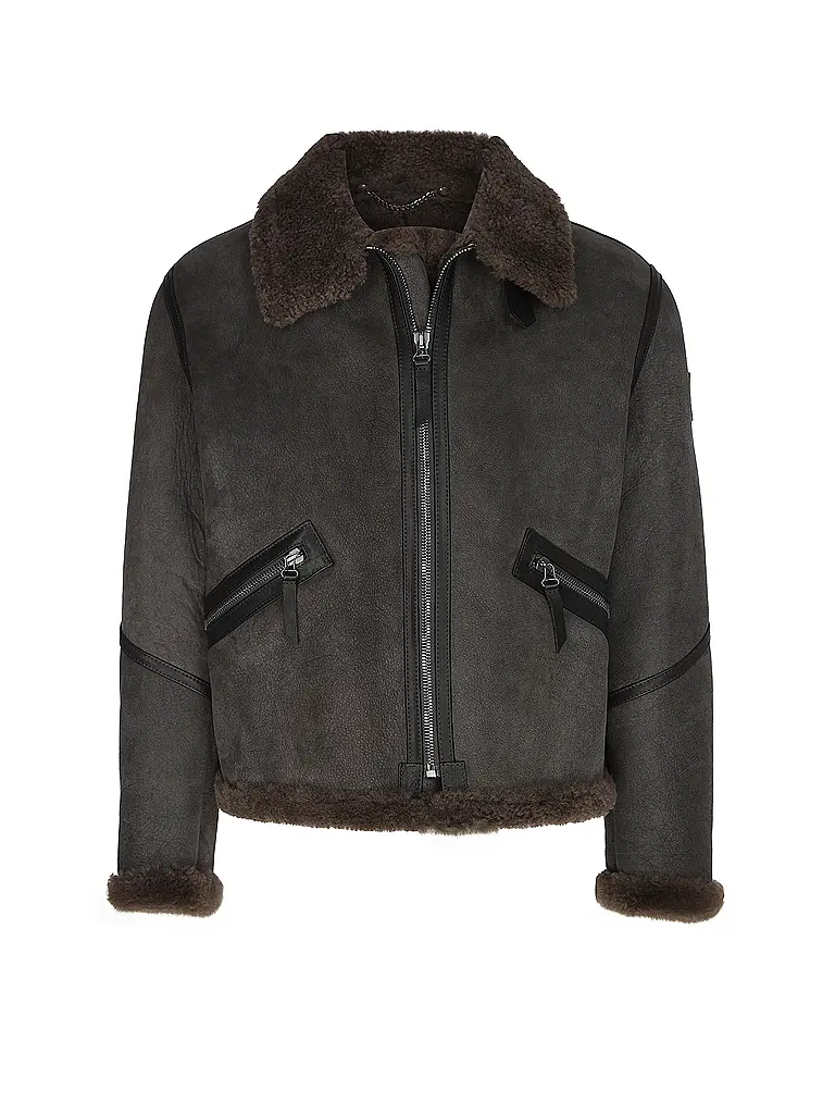 BELSTAFF | Giacca in pelle WINTERBROOK | Grigio