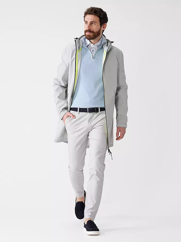 BELSTAFF | Pullover Troyer | Blu chiaro