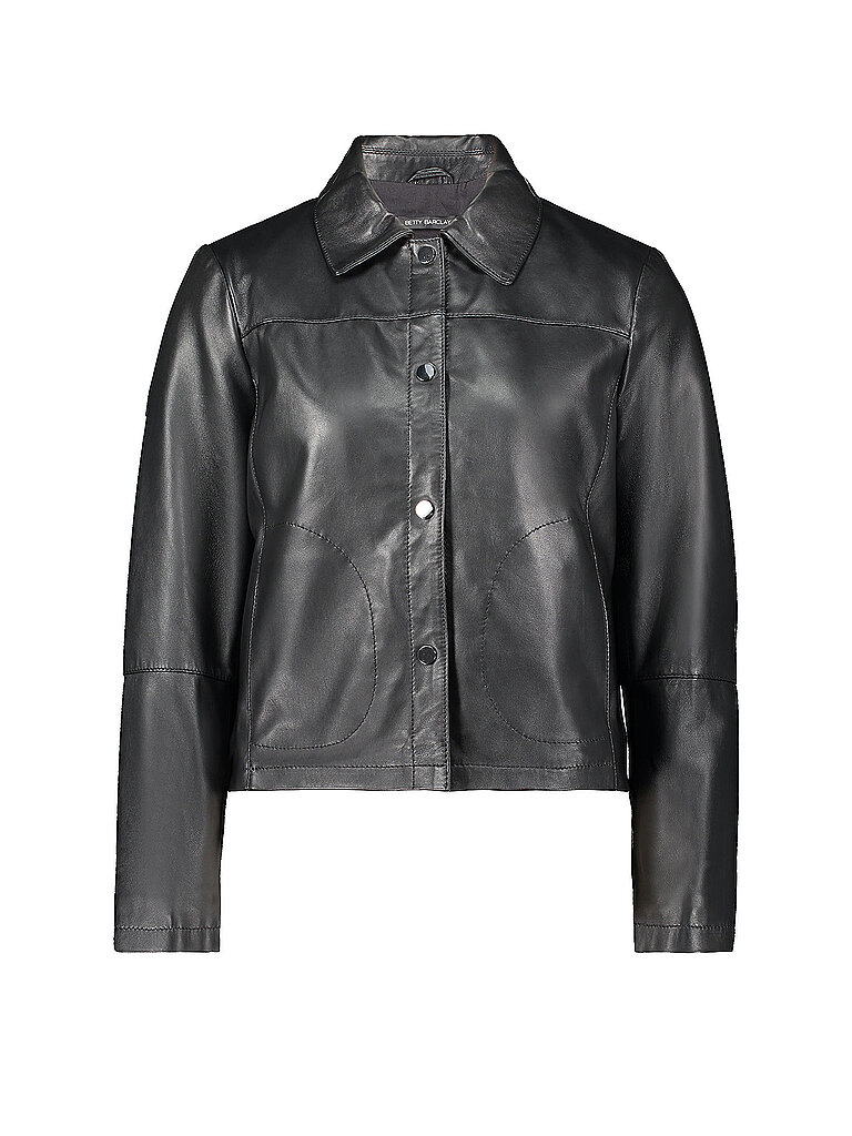 Giacca di pelle nero 44