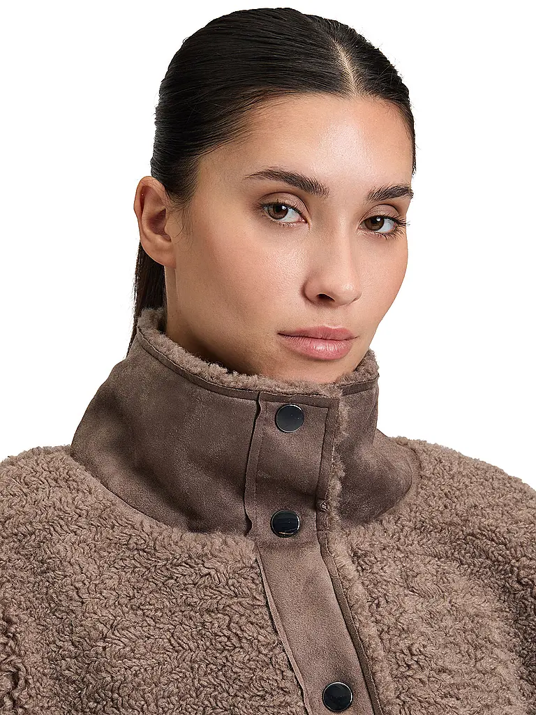 BETTY BARCLAY | Giacca in pelliccia sintetica | Marrone