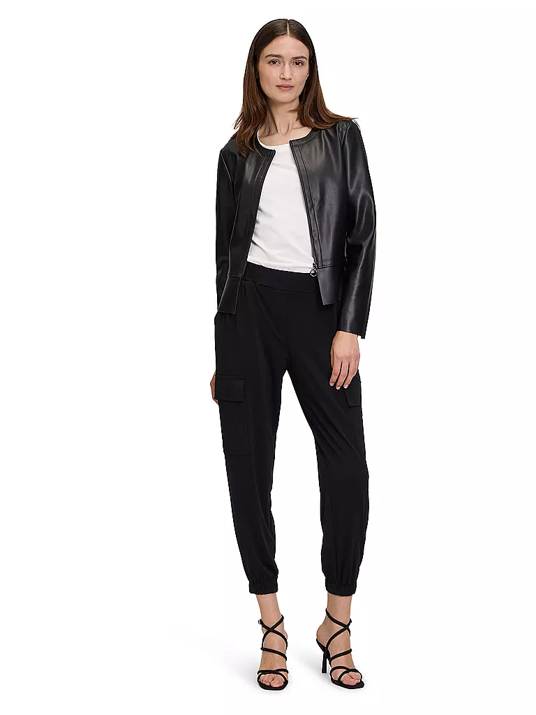 BETTY BARCLAY | Giacca in similpelle | Nero