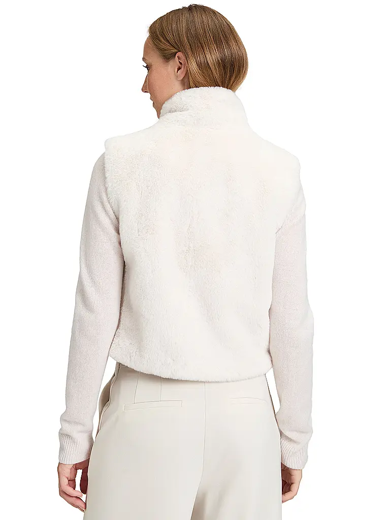 BETTY BARCLAY | Gilet in finta pelliccia | Beige