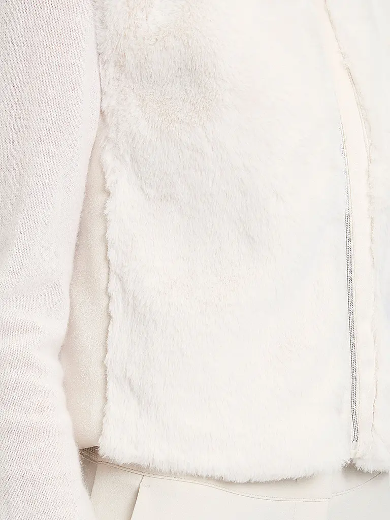 BETTY BARCLAY | Gilet in finta pelliccia | Beige