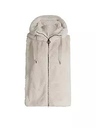 BETTY BARCLAY | Gilet in pelliccia sintetica | Crema