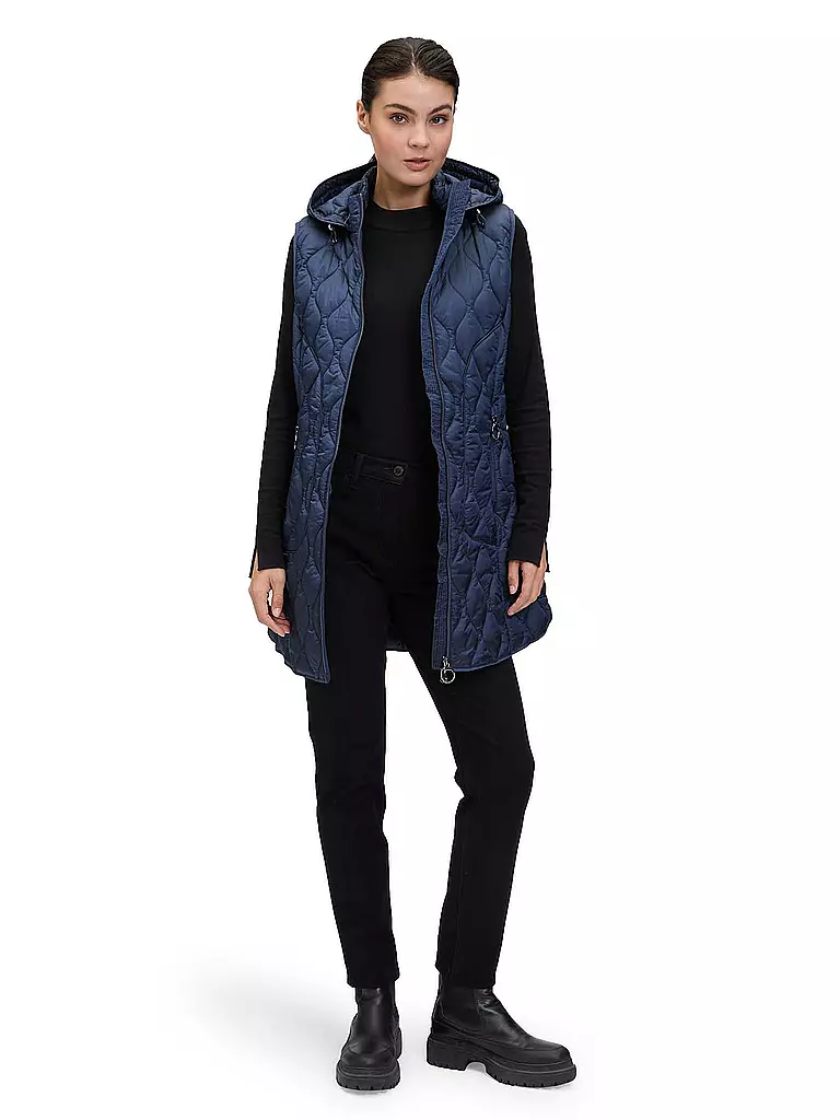 BETTY BARCLAY | Gilet trapuntato | Blu