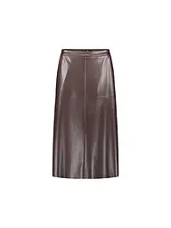 BETTY BARCLAY | Midi gonna in similpelle | Marrone