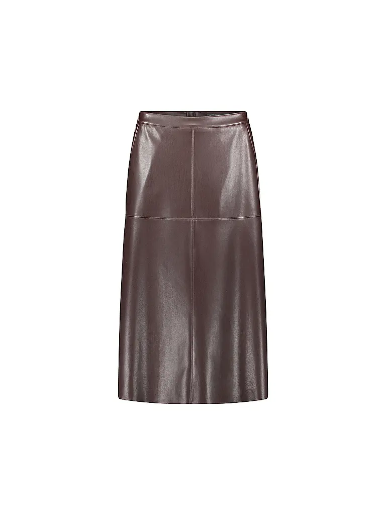 BETTY BARCLAY | Midi gonna in similpelle | Marrone