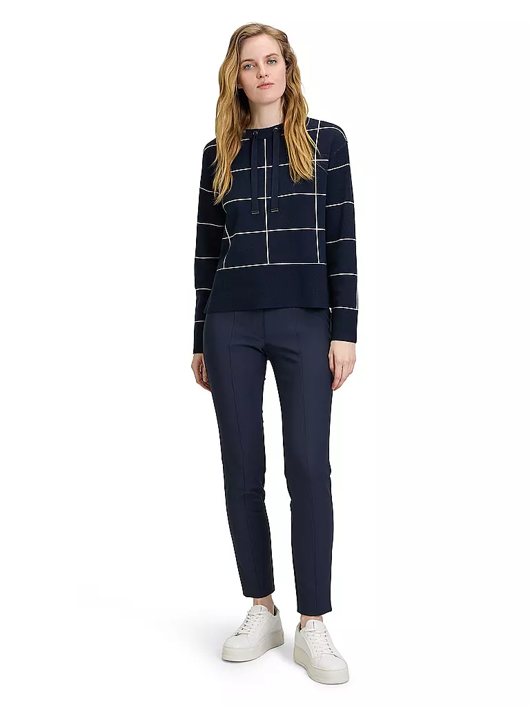 BETTY BARCLAY | Pantaloni business 7/8 | Blu scuro