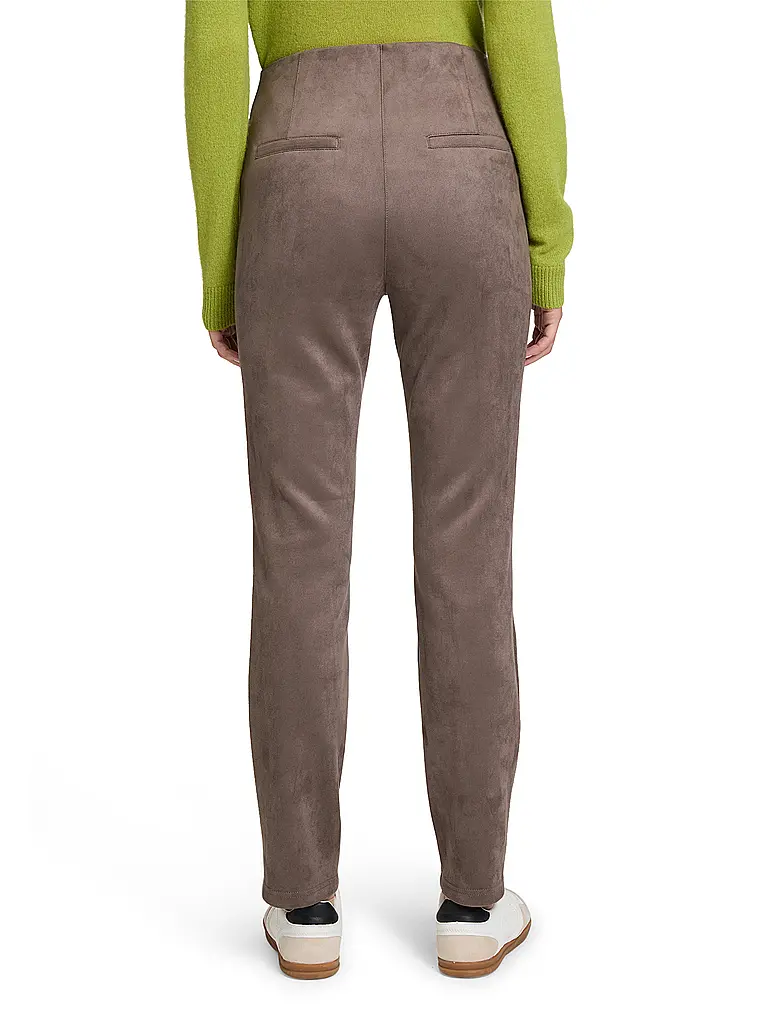 BETTY BARCLAY | Pantaloni in similpelle 7/8 Slim Fit | 
