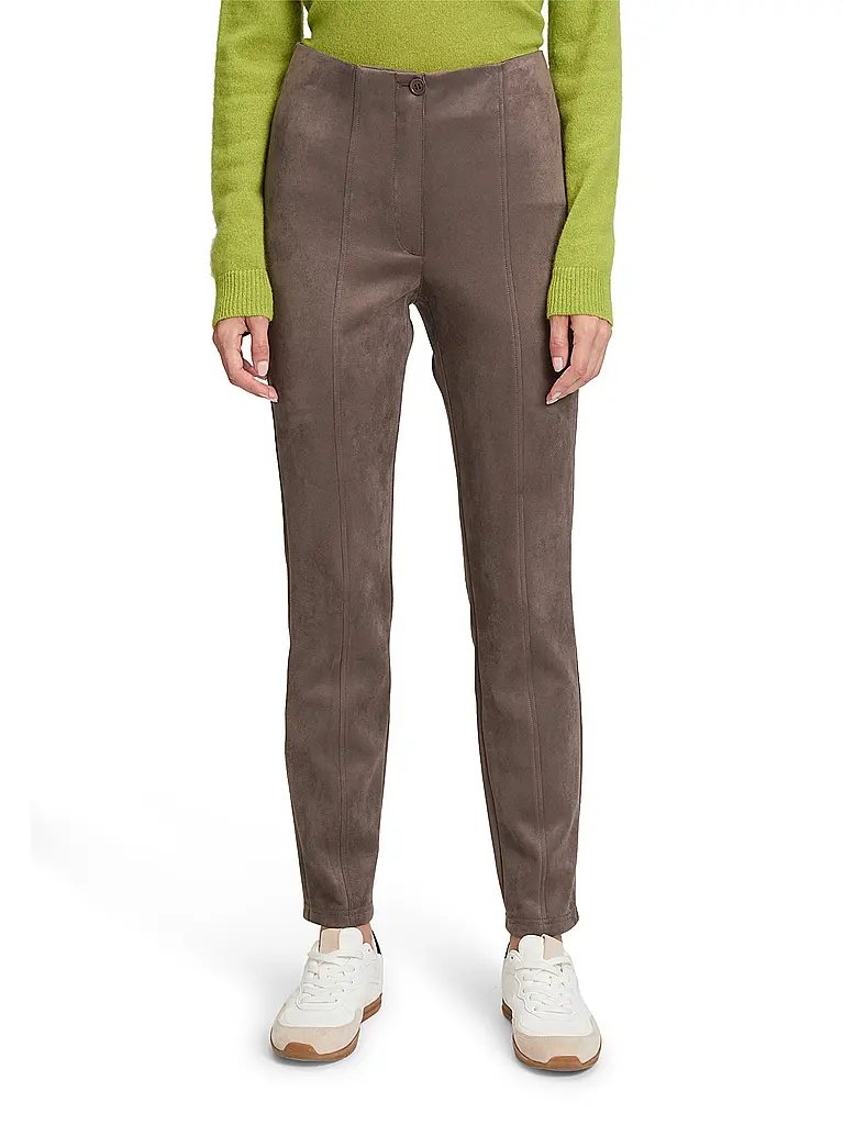 BETTY BARCLAY | Pantaloni in similpelle 7/8 Slim Fit | 