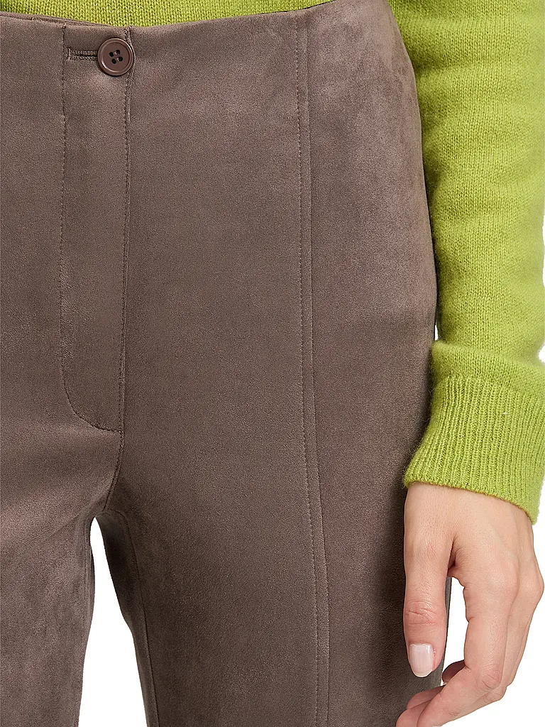 BETTY BARCLAY | Pantaloni in similpelle 7/8 Slim Fit | 