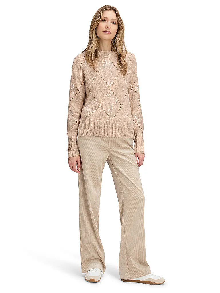 BETTY BARCLAY | Pantaloni in velluto a coste | Beige