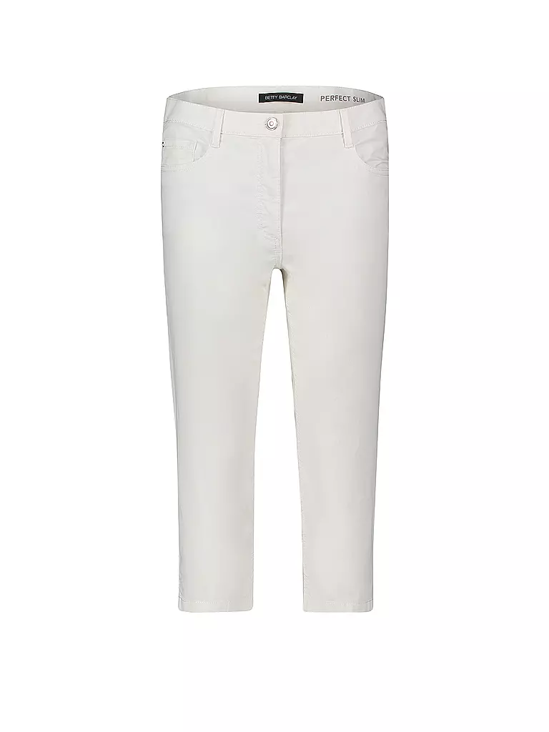 BETTY BARCLAY | Pantaloni Slim Fit 3/4 | Bianco