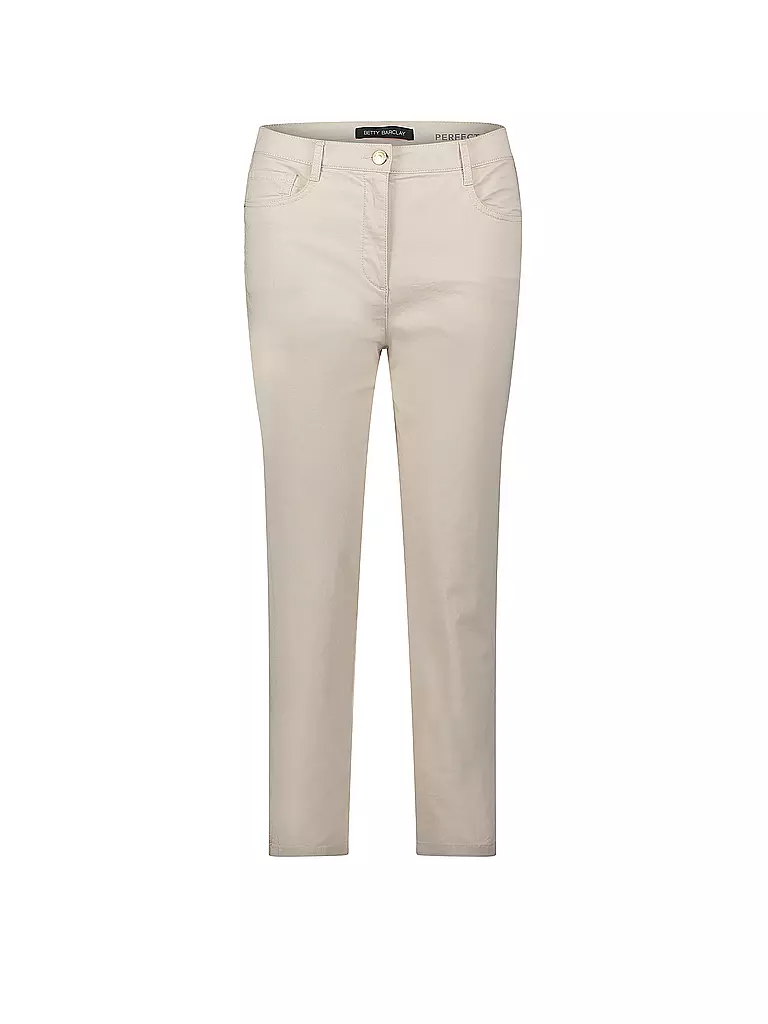 BETTY BARCLAY | Pantaloni Slim Fit 3/4 | Beige