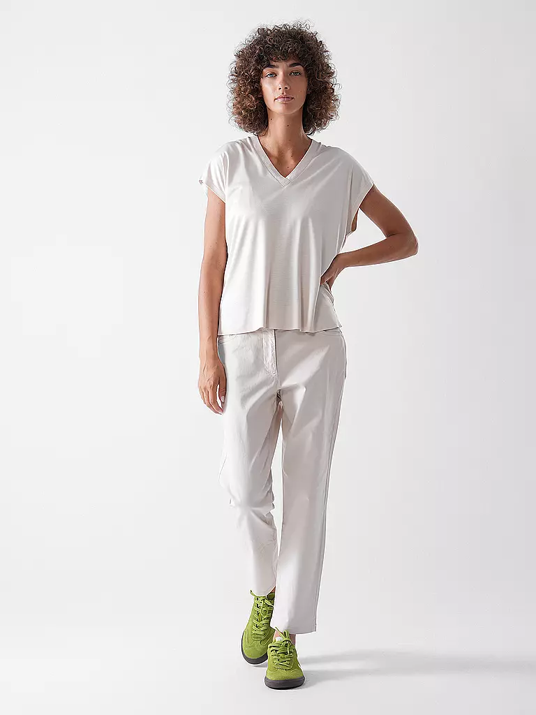 BETTY BARCLAY | Pantaloni Slim Fit 3/4 | Beige
