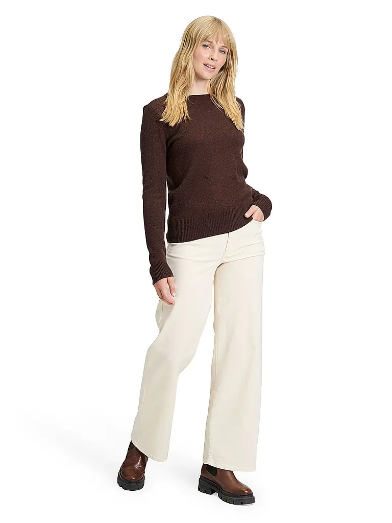 BETTY BARCLAY | Pullover in cashmere | Marrone