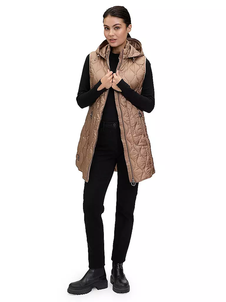 BETTY BARCLAY | Steppgilet | Cammello