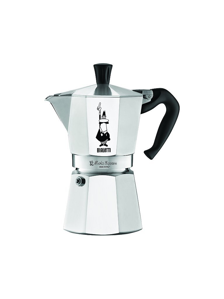 Espressokocher Moka 6 Tassen argento