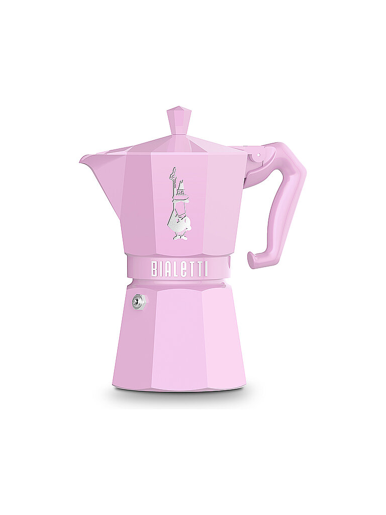 Espressokocher EXCLUSIVE MOKA 6 Tassen Rosa rosa