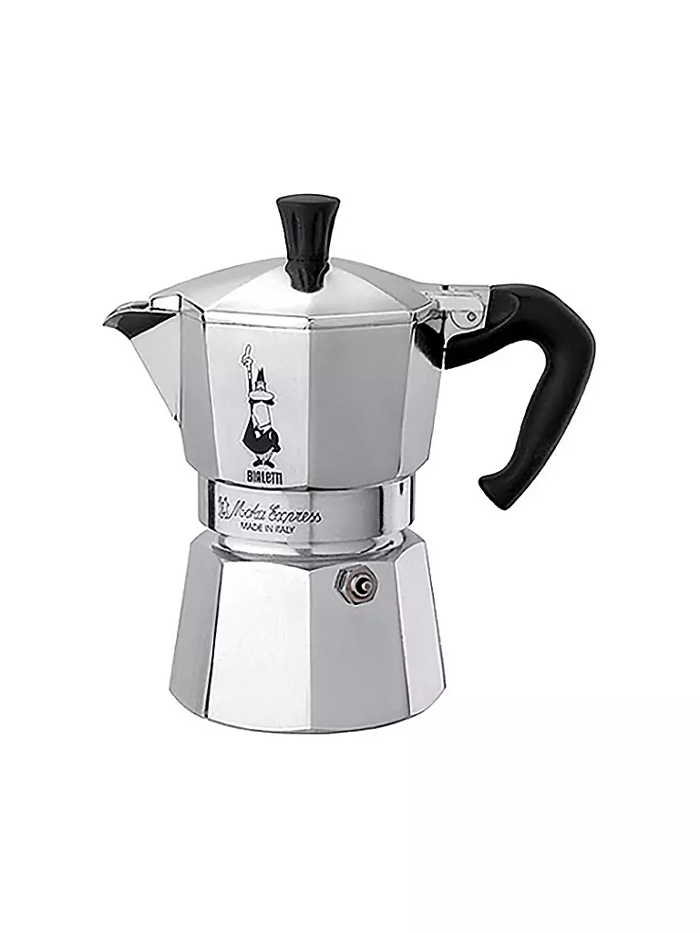 BIALETTI | Espressokocher 1 Tasse Alu | Argento