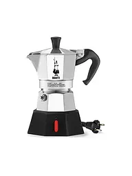 BIALETTI | Espressokocher elektrisch MOKA 2 Tassen Alu / Schwarz | Argento