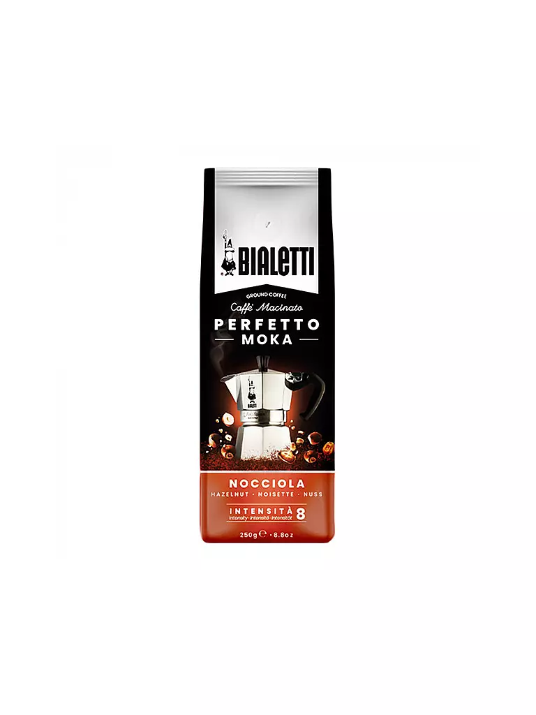 BIALETTI | Gemahlener Kaffee - Perfetto Moka Nocciola 250g | Marrone