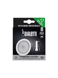 BIALETTI | Set di ricambio per 10 tazze, guarnizione più filtro in silicone | Crema