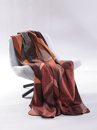 BIEDERLACK | Coperta da divano - Plaid 150x200cm RUBY PASSION Autumn Ember
