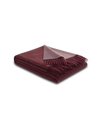 BIEDERLACK | Plaid in cashmere 130x170cm Bordeaux Parfait
