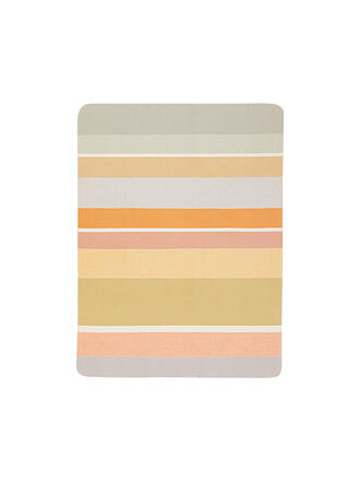 BIEDERLACK | Coperta - Plaid 150x200cm STRIPES OASIS Arancione