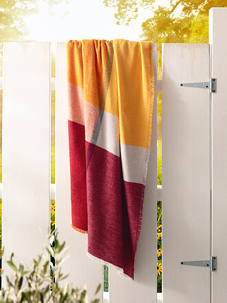 BIEDERLACK | Copriletto - Plaid 130x170cm GREAT SUNSET Arancione